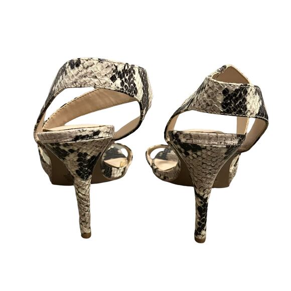 Nine West Women's Strappy Snake print Heels SIZE 7 - Picture 3 of 5